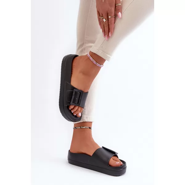  Дамски чехли BIG STAR SHOES NN274A662 ЧЕРЕН 
