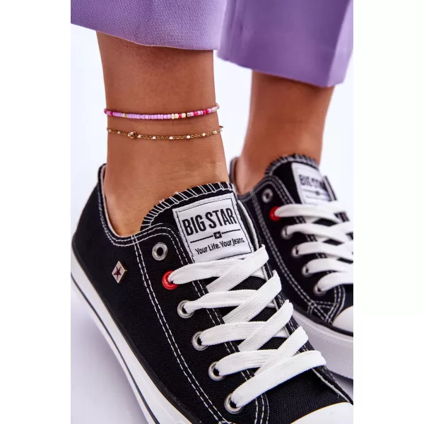  Дамски кецове BIG STAR SHOES T274023 ЧЕРЕН 