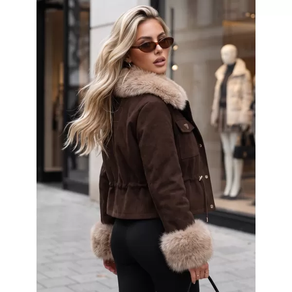  Дамско яке DSTREET TY5705 КАФЯВО 