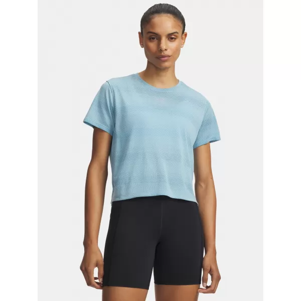  Дамска тениска UNDER ARMOUR VELOCITI SHORTSLEEVE 6009540-425 СИНЬО 