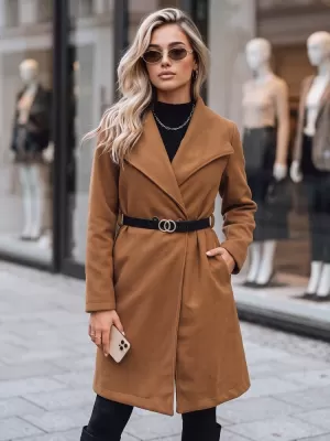 Дамско палто DSTREET NY0641 КАРАМЕЛ