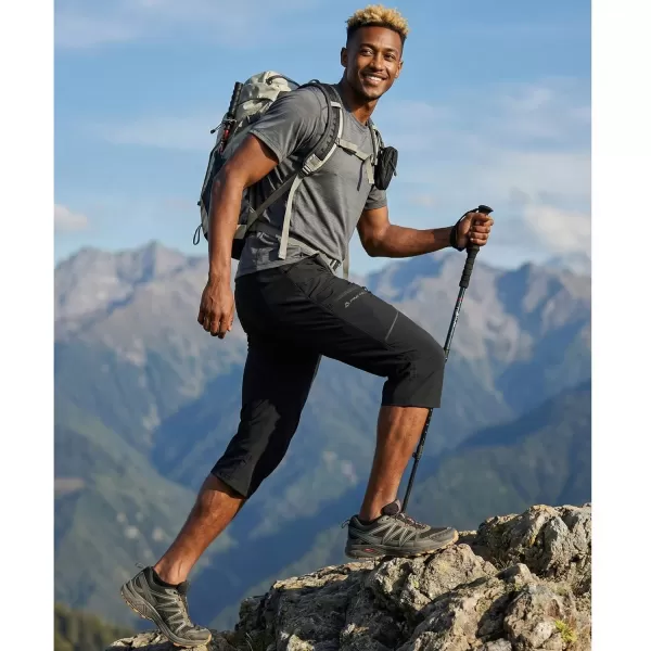  Мъжки капри панталон ALPINE PRO WEDER 2 ЧЕРЕН 