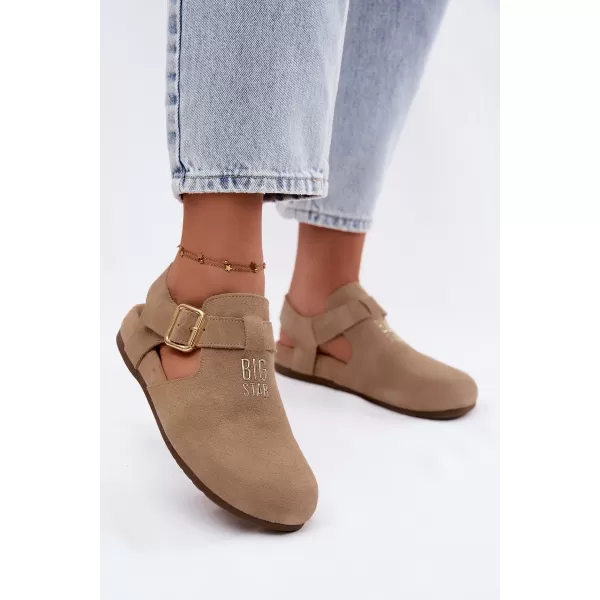  Дамски сандали BIG STAR SHOES TT274542 БЕЖОВО 