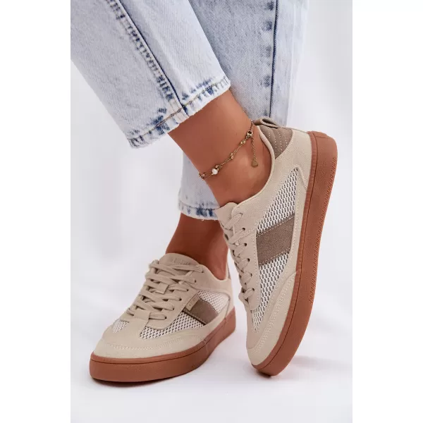  Дамски кецове BIG STAR SHOES TT274759 БЕЖОВО 