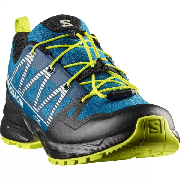  Детски обувки SALOMON OUTSCAPE WATERPROOF L49212500 MYKONOS BLUE/BLACK/ACID LIME 