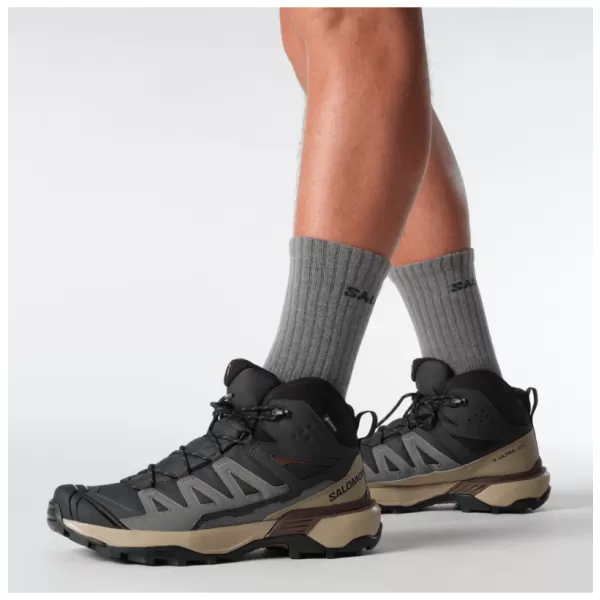  Мъжки обувки SALOMON X ULTRA 360 MID GORE-TEX L47743300 ФАНТОМ/ДЕСЕРТЕН ТЕН/РОМ СТАФИДИ 