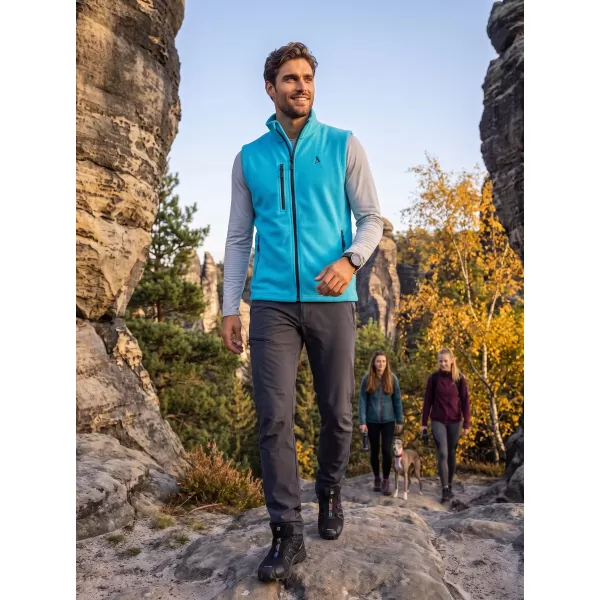  Мъжка поларена жилетка ALTISPORT ALM002525 ТЮРКОАЗ 