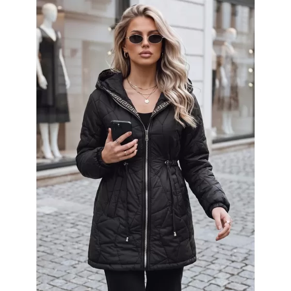  Дамско яке DSTREET TY5393 ЧЕРЕН 