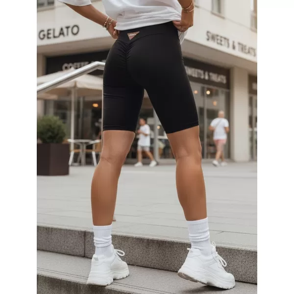  Дамски шорти DSTREET SY0562 ЧЕРЕН 