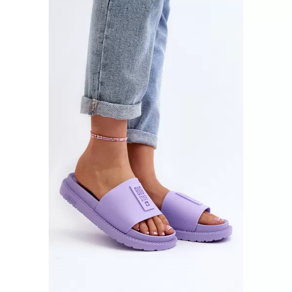  Дамски чехли BIG STAR SHOES LL274426 ВИОЛЕТОВО 
