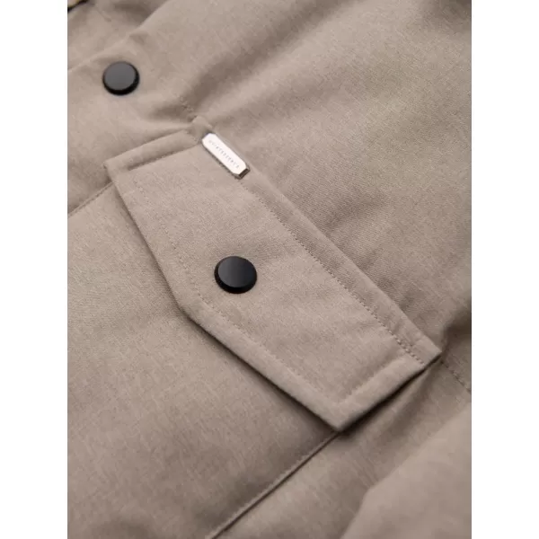  Мъжко ватирано яке OMBRE OM-JALP-0256 ЧЕРЕН 