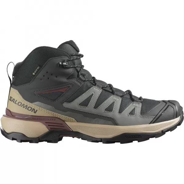  Мъжки обувки SALOMON X ULTRA 360 MID GORE-TEX L47743300 ФАНТОМ/ДЕСЕРТЕН ТЕН/РОМ СТАФИДИ 