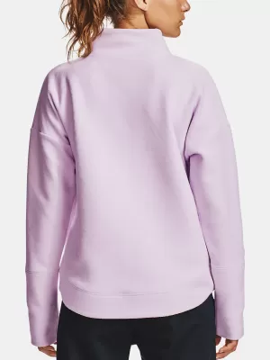 Дамски суичър UNDER ARMOUR RECOVER FLEECE WRAP NECK 1356347-570 ЛИЛАВО