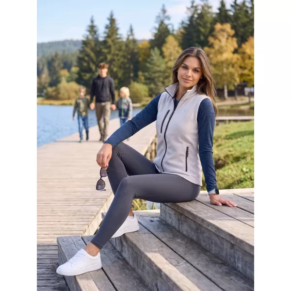  Дамска поларена жилетка ALTISPORT ALW002525 СВЕТЛО СИВО 