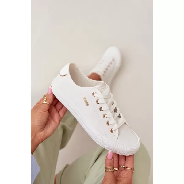  Дамски кецове BIG STAR SHOES TT274003 БЯЛО 