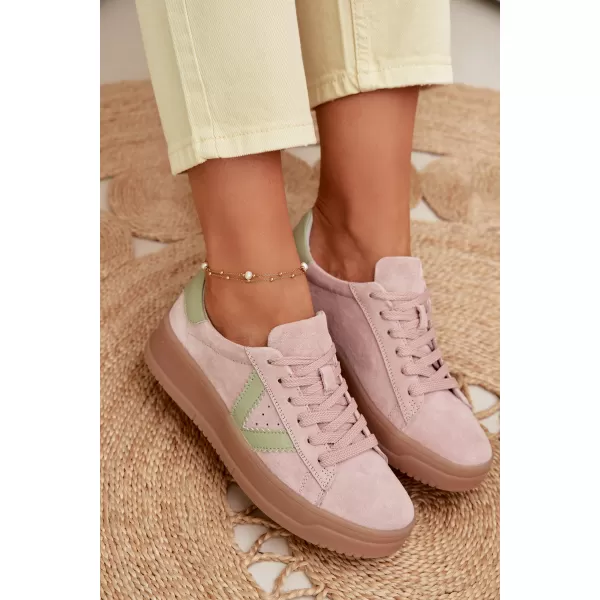  Дамски кецове VINCEZA 79597 РОЗОВО 