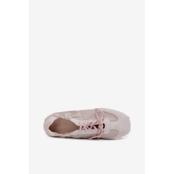  Дамски кецове BIG STAR SHOES TT274599 БЕЖОВО 