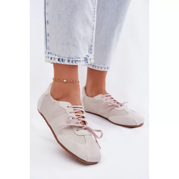  Дамски кецове BIG STAR SHOES TT274599 БЕЖОВО 