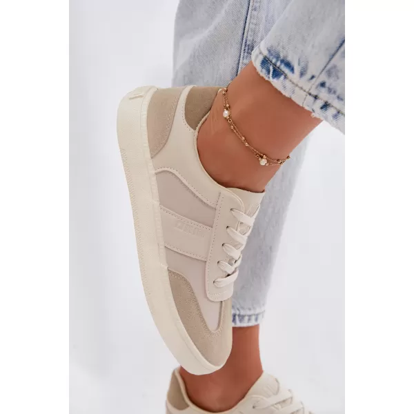  Дамски кецове BIG STAR SHOES TT274768 БЕЖОВО 