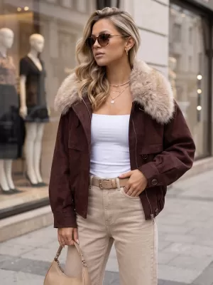 Дамско яке DSTREET TY5696 БОРДО