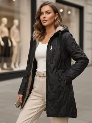 Дамско яке DSTREET TY5768 ЧЕРЕН