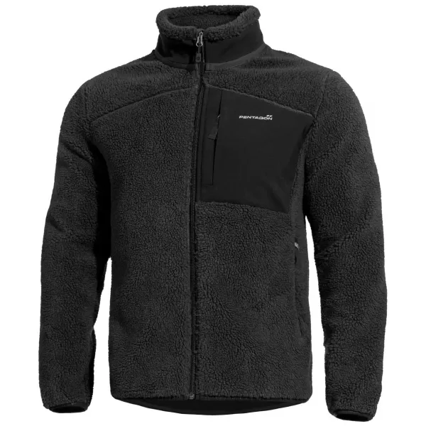  Мъжки поларен суичър PENTAGON SUMMIT SHERPA FLEECE K08063 ЧЕРЕН 