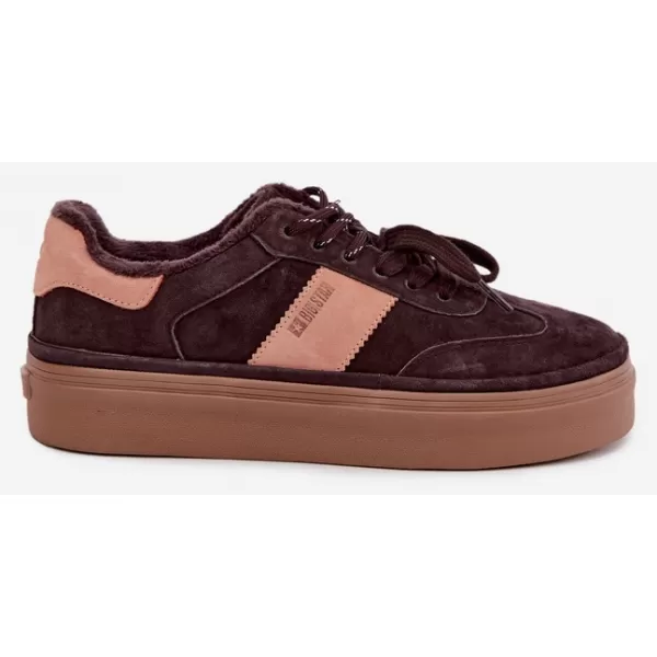  Дамски кецове BIG STAR SHOES UU274770 КАФЯВИ/БЕЖОВИ СЕНКИ 