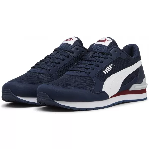  Ботуши PUMA ST RUNNER V4 MESH 39966602 CLUB NAVY/ CLUB NAVY/PUMA БЯЛО/TEAM REGAL ЧЕРВЕНО/ПЛАТИНЕНО СИВО 