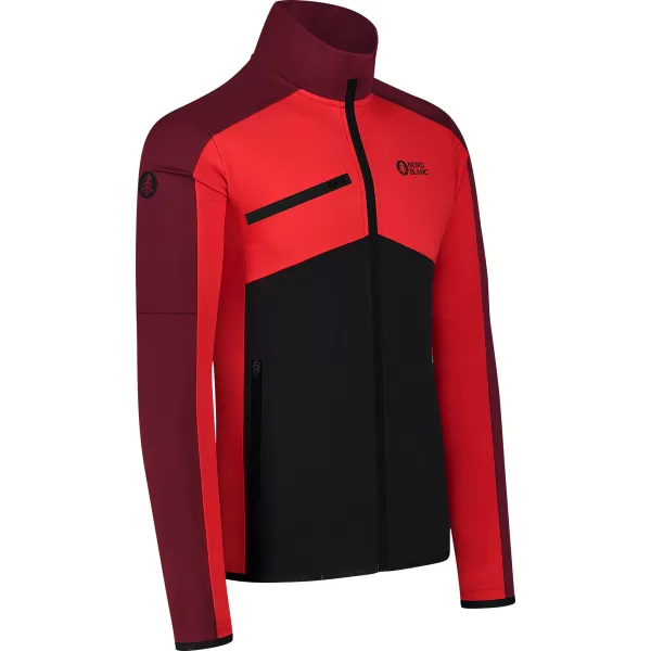  Мъжки суичър powerfleece NORDBLANC CUSP NBSFM8334 ЧЕРВЕНО 