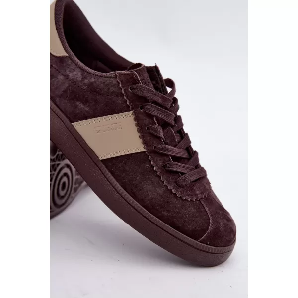  Дамски кецове BIG STAR SHOES UU274438 КАФЯВИ/БЕЖОВИ СЕНКИ 