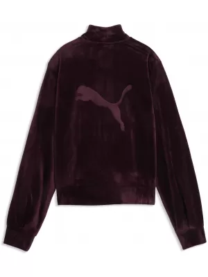 Дамско яке PUMA ESS ELEVATED VELOUR TRACKJACKET 69402124 РУБИН НОАР