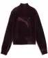 Дамско яке PUMA ESS ELEVATED VELOUR TRACKJACKET 69402124 РУБИН НОАР