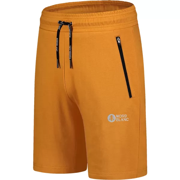  Мъжки памучни шорти NORDBLANC RELAXEDFIT NBSPM8254 КЕХЛИБАР 