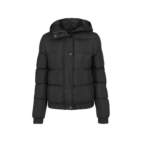  Дамско ватирано яке URBAN CLASSICS TB8714-00007 ЧЕРЕН 
