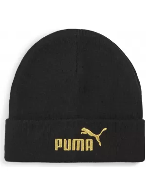 капачка PUMA ESS GOLD NO.1 LOGO MID CROWN BEANIE 02757501 ПУМА ЧЕРНА