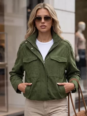 Дамско яке DSTREET TY5959 ЗЕЛЕНО