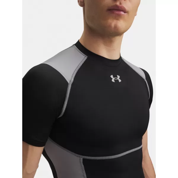  Мъжка тениска UNDER ARMOUR UA HG ELITE COMP SS 6015382-008 ЧЕРЕН 