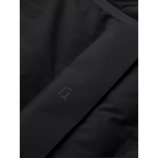  Мъжко зимно ватирано яке OMBRE OM-JAHP-0305 ЧЕРЕН 