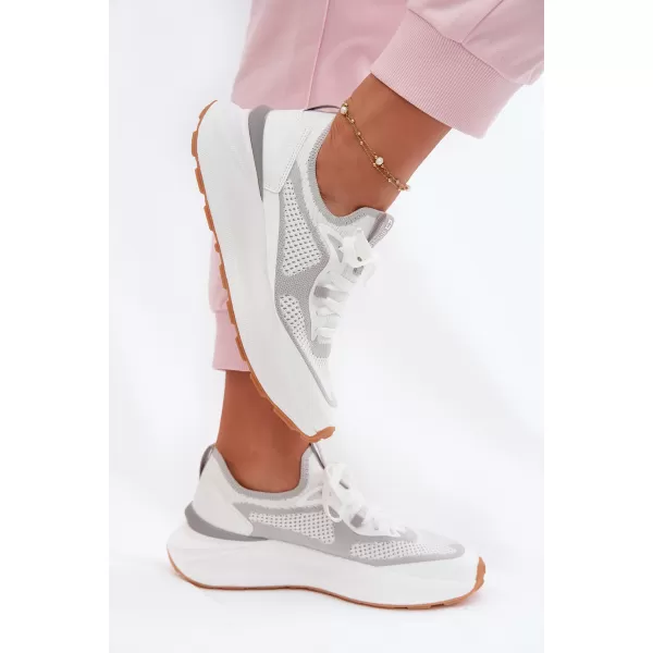  Дамски обувки BIG STAR SHOES TT274570 БЯЛО 