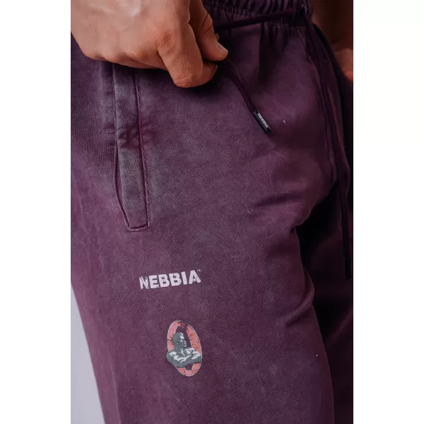  Мъжки шорти NEBBIA OLYMPIA 950 БОРДО 