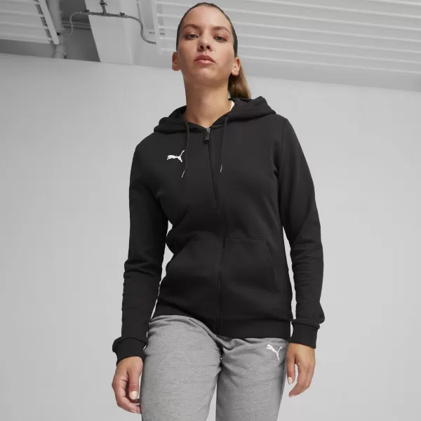  Дамски суичър PUMA TEAMGOAL CASUALS HOODED JACKET WMN 658597-03 ПУМА ЧЕРНА/ПУМА БЯЛА 