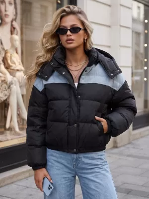 Дамско яке DSTREET TY6087 ЧЕРЕН