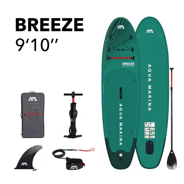  Дъска за гребане AQUA MARINA Breeze 910 СРЕБЪРНО ДЪРВО 
