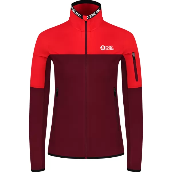  Дамски суичър powerfleece NORDBLANC IDOL NBSFL8337 БОРДО 