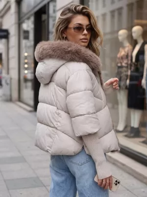 Дамско яке DSTREET TY5986 СВЕТЛО СИВО