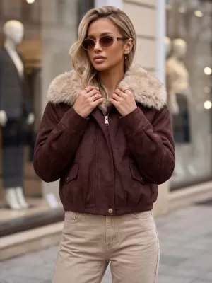 Дамско яке DSTREET TY5699 БОРДО
