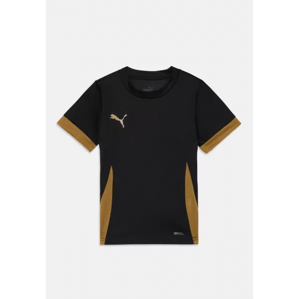  Детска спортна тениска PUMA TEAMGOAL MATCHDAY JERSEY JR 70574828 PUMA BLACK/PUMA GOLD/MATTE GOLD 