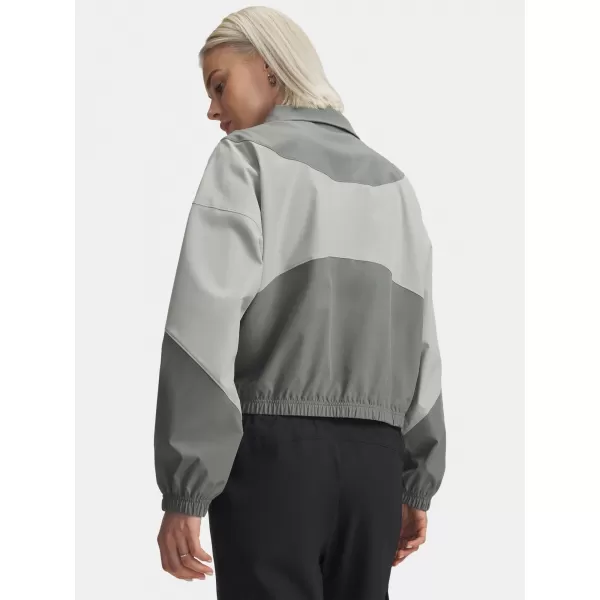  Дамско яке UNDER ARMOUR RIVAL WOVEN JACKET 1389631-709 БЯЛО 