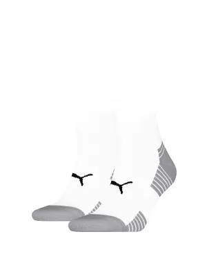 Чорапи PUMA UNISEX SPORT CUSHIONED QUARTER 2P 93890304 БЯЛО