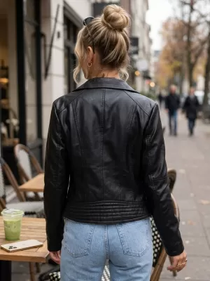Дамско яке DSTREET TY5723 ЧЕРЕН
